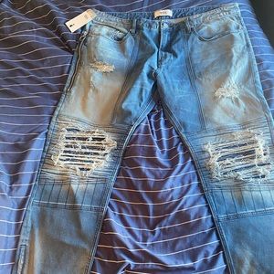 VIDL azzure chopper jeans